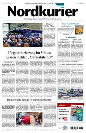 Cover of Demminer Zeitung