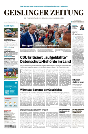 Cover of Geislinger Zeitung