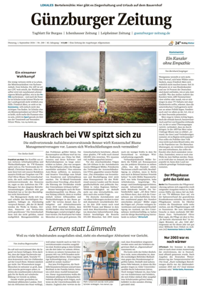 Cover of Guenzburger Zeitung
