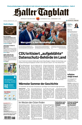 Cover of Haller Tagblatt