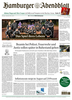 Cover of Hamburger Abendblatt (Hamburg)