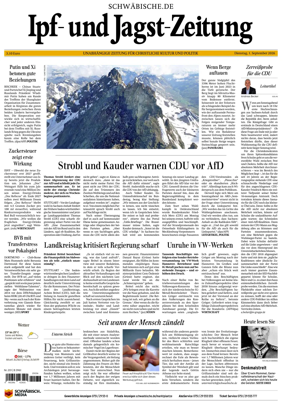 Cover of Ipf- und Jagst-Zeitung