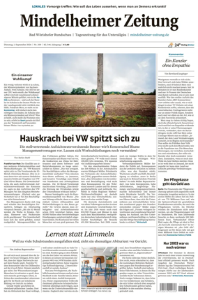 Cover of Mindelheimer Zeitung