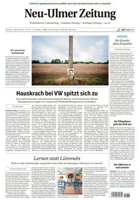 Cover of Neu-Ulmer Zeitung