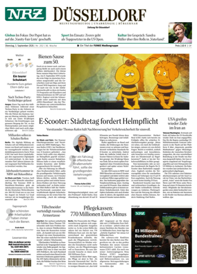 Cover of Neue Rhein Zeitung (Dusseldorf)