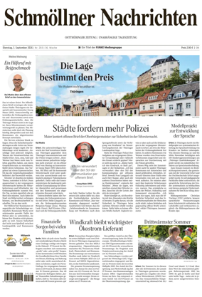 Cover of Ostthuringer Zeitung (Schmolln)