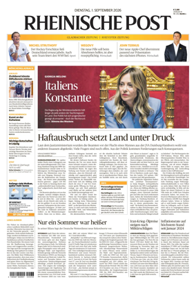 Cover of Rheinische Post - Monchengladbach and Korschenbroich