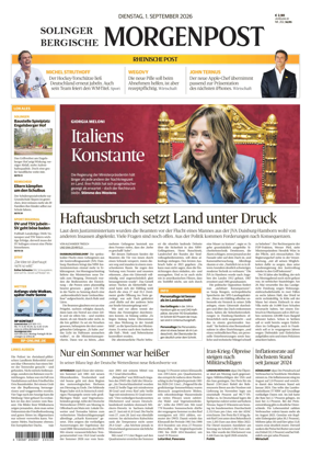 Cover of Solinger Bergische Morgenpost/Remscheid
