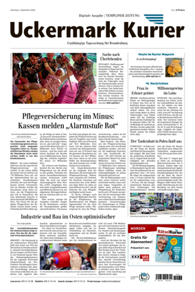 Cover of Templiner Zeitung