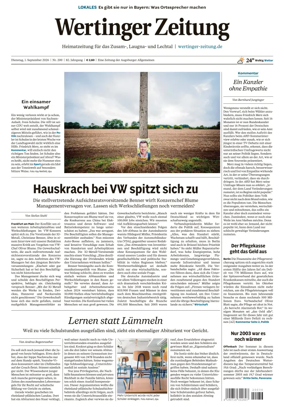 Cover of Wertinger Zeitung
