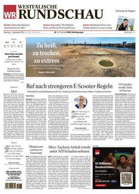 Cover of Westfalische Rundschau (Hagen Hohenlimburg)
