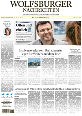 Cover of Wolfsburger Nachrichten (Wolfsburg-Gifhorn)