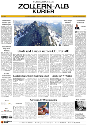 Cover of Zollern-Alb-Kurier (Balingen)