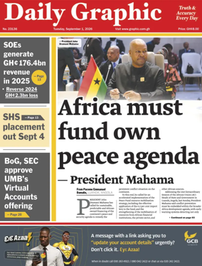 Cover of Daily Graphic