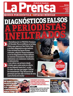 Cover of Diario La Prensa