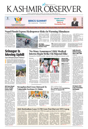 Cover of Kashmir Observer
