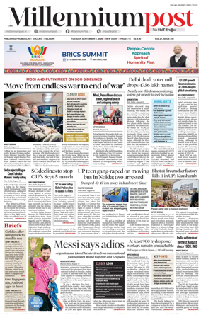 Cover of Millennium Post