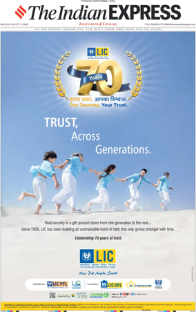 Cover of The Indian Express