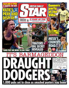Cover of Irish Daily Star
