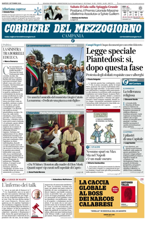 Cover of Corriere del Mezzogiorno (Campania)