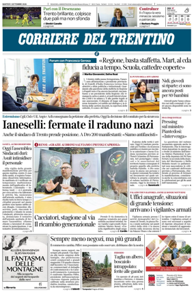 Cover of Corriere del Trentino