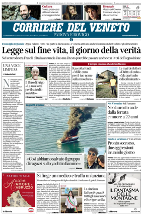 Cover of Corriere del Veneto (Padova e Rovigo)