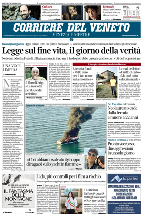 Cover of Corriere del Veneto (Venezia e Mestre)