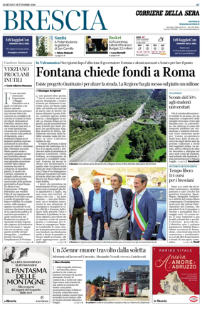 Cover of Corriere della Sera (Brescia)