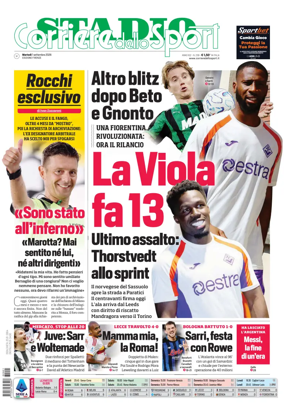Cover of Corriere dello Sport Stadio (Firenze)