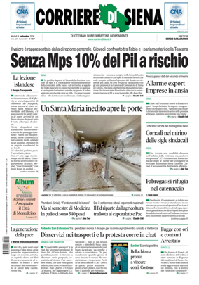 Cover of Corriere di Siena
