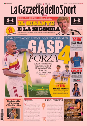 Cover of La Gazzetta dello Sport - Milano