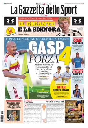 Cover of La Gazzetta dello Sport - Roma