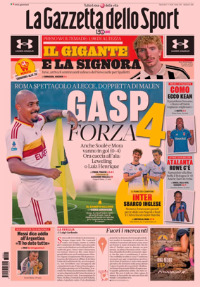 Cover of La Gazzetta dello Sport