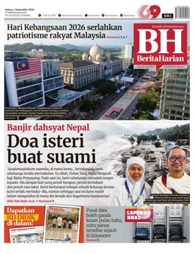 Cover of Berita Harian