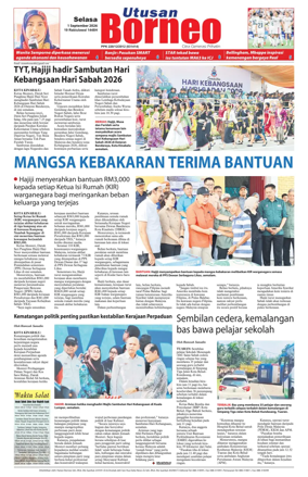 Cover of Utusan Borneo (Sabah)