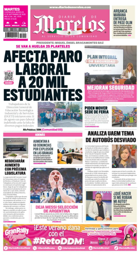 Cover of Diario de Morelos