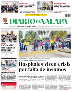 Cover of Diario de Xalapa