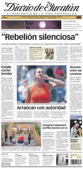 Cover of Diario de Yucatan