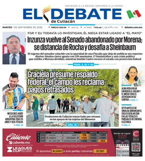 Cover of El Debate de Culiacan