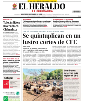 Cover of El Heraldo de Chihuahua