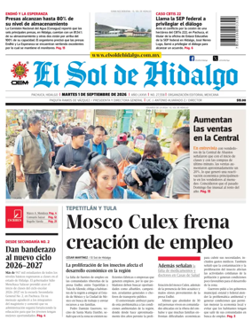 Cover of El Sol de Hidalgo