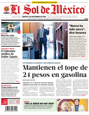 Cover of El Sol de Mexico