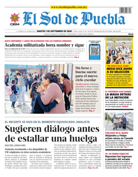 Cover of El Sol de Puebla