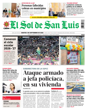 Cover of El Sol de San Luis Potosi