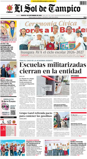 Cover of El Sol de Tampico