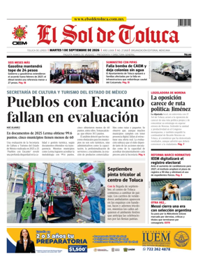 Cover of El Sol de Toluca