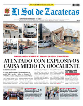 Cover of El Sol de Zacatecas