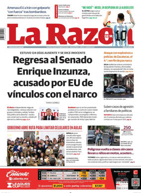 Cover of La Razon de Mexico
