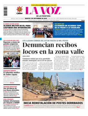 Cover of La Voz de la Frontera