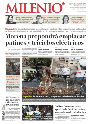 Cover of Milenio Edo de Mexico